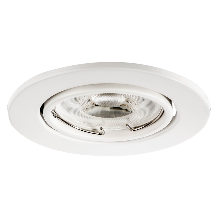 Recessed downlight 1xGU10/MR16/10W/230V Ø 9 cm white