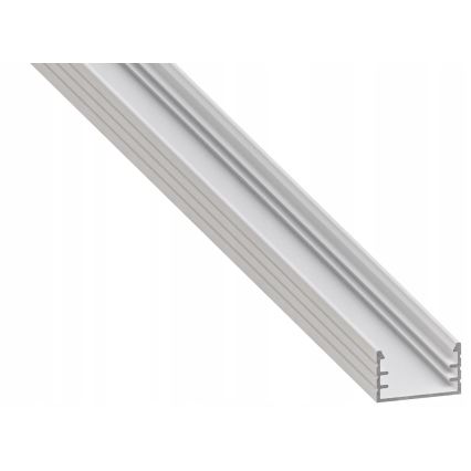 Recessed LED strip profile, 1 m, white