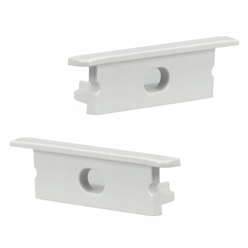 Recessed LED strip profile, 1 m, white