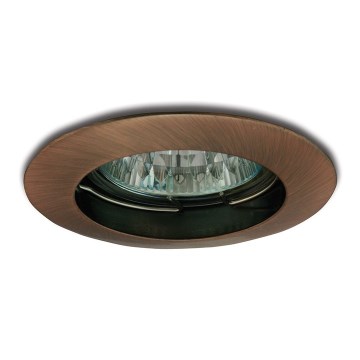 Recessed light 1xGU5,3/50W/12V copper