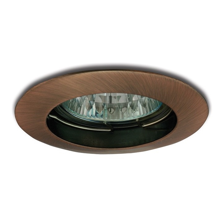 Recessed light 1xGU5,3/50W/12V copper