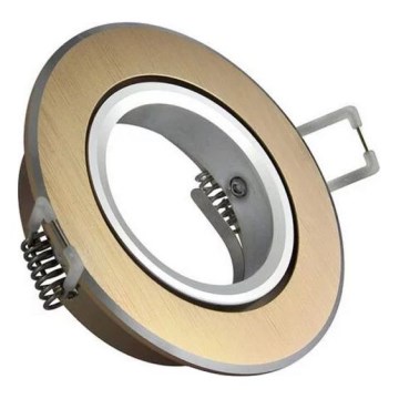 Recessed light EAST OPAL 1xGU10/8W/230V d. 8,5 cm gold