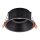 Recessed light EYE 1xGU10/25W/230V round black