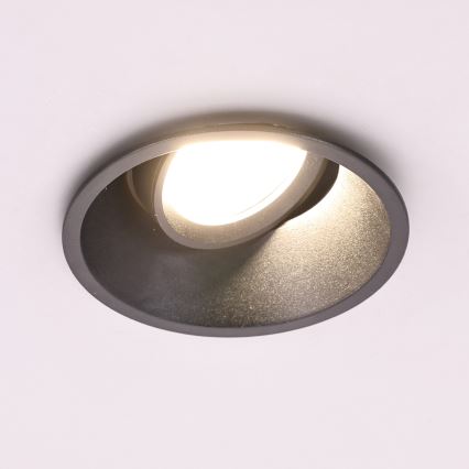 Recessed light EYE 1xGU10/25W/230V round black