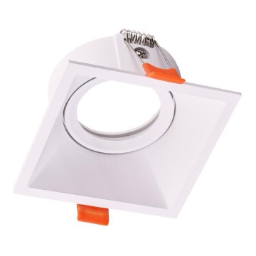 Recessed light EYE 1xGU10/25W/230V square white