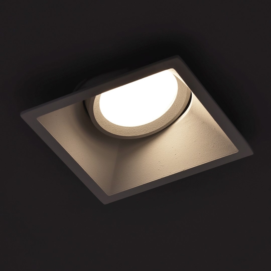 Recessed light EYE 1xGU10/25W/230V square white