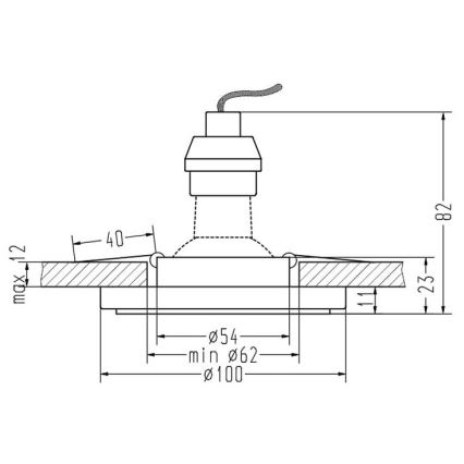 Recessed light EYE 1xGU10/35W/230V
