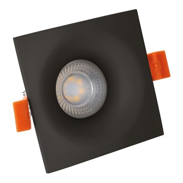Recessed light FIALE 1xGU10/36W/230V angular black