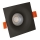 Recessed light FIALE 1xGU10/36W/230V angular black