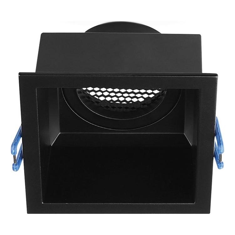 Recessed light GU10 9x9 cm black