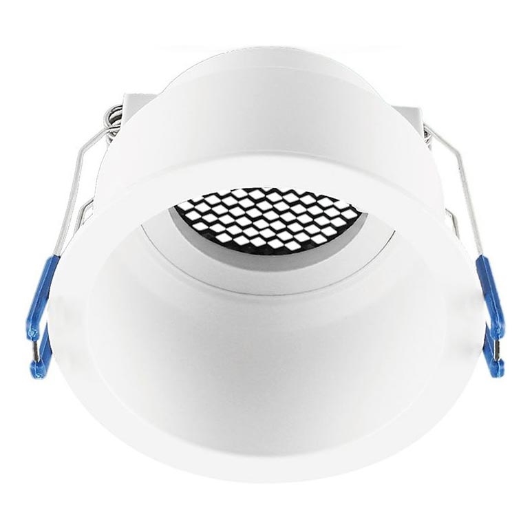 Recessed light GU10 d. 9 cm white