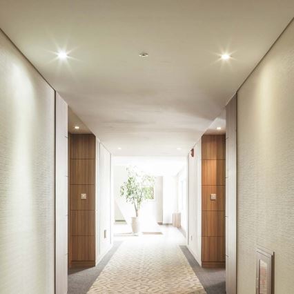 Recessed light GU10 d. 9 cm white