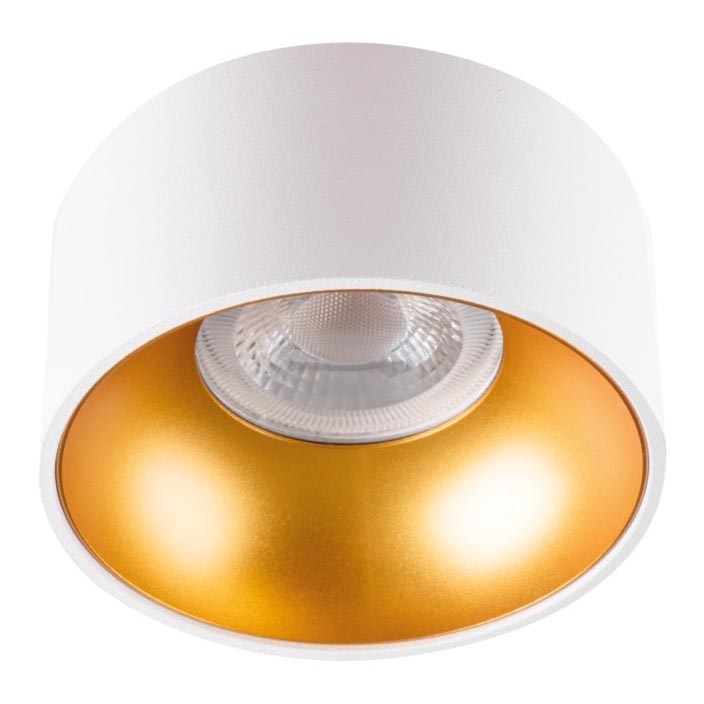 Recessed light MINI RITI 1xGU10/25W/230V white/gold