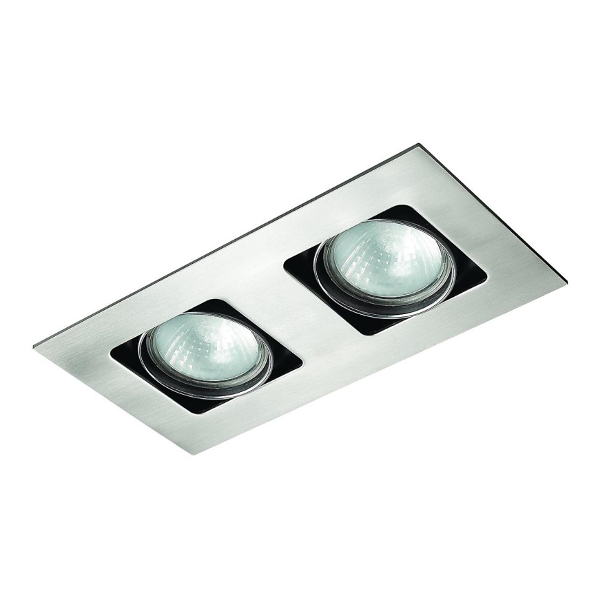 Recessed light OCZKO GUESTO 2xGU10/40W/230V