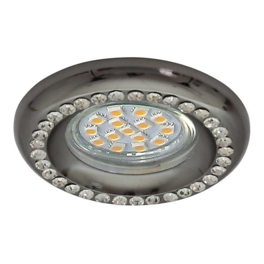 Recessed light SOC 1xGU10/50W/230V black