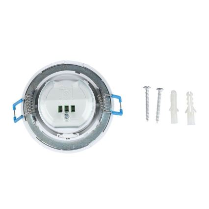 Recessed motion sensor PIR 360° 400W/230V white