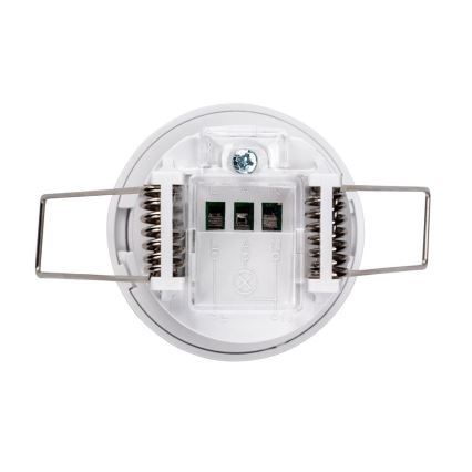 Recessed motion sensor PIR 360° 400W/230V white