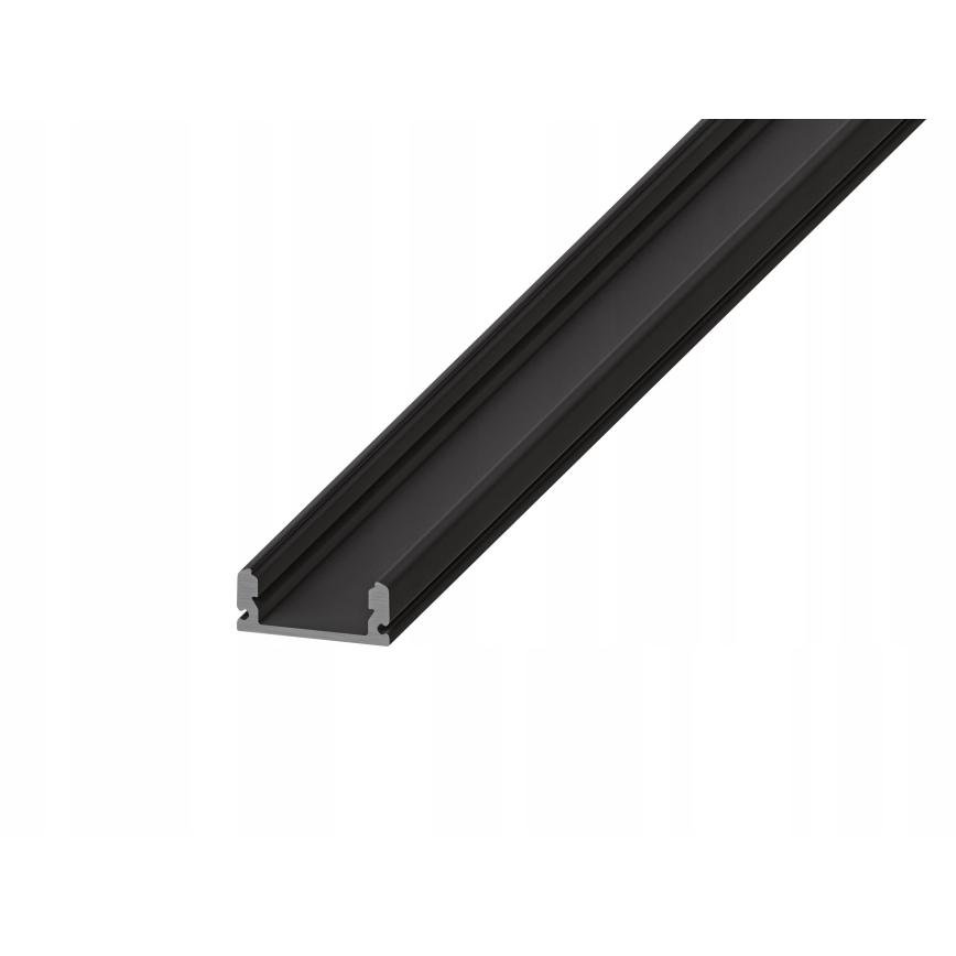 Recessed profile for LED strips, 1 m, black/white