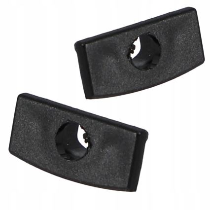Recessed profile for LED strips, 1 m, black/white