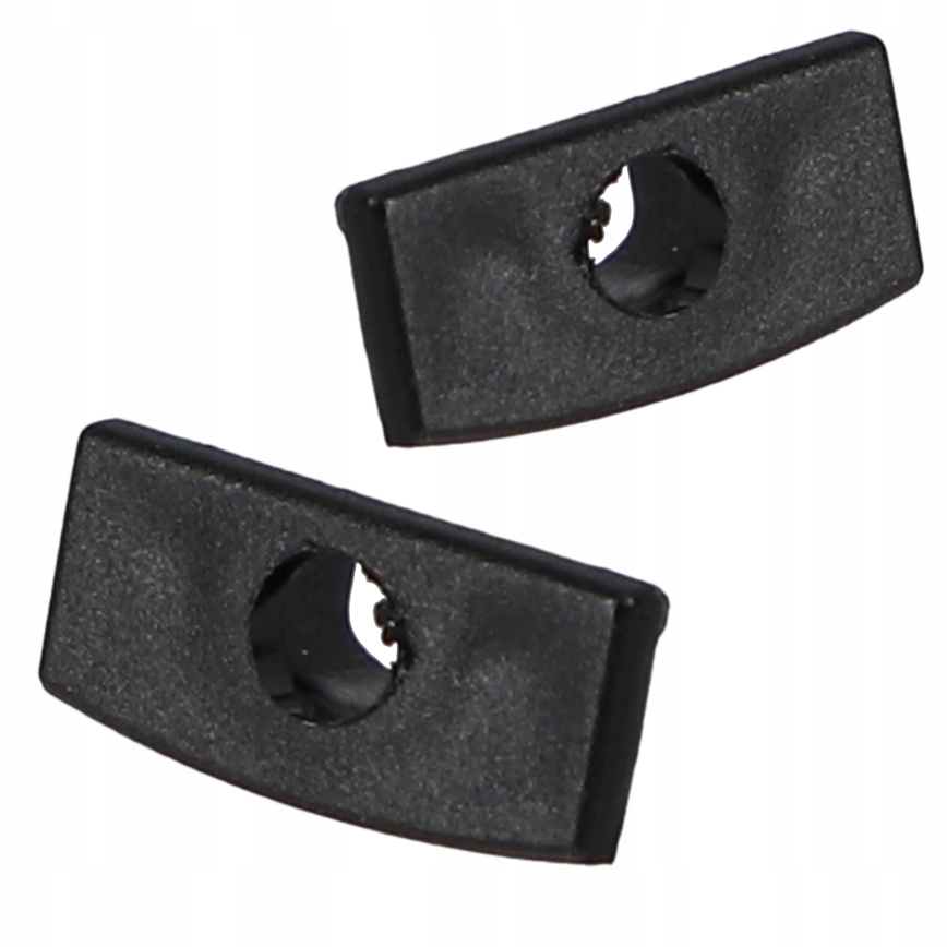 Recessed profile for LED strips, 1 m, black/white