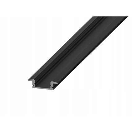 Recessed profile for LED strips 1 m black/white