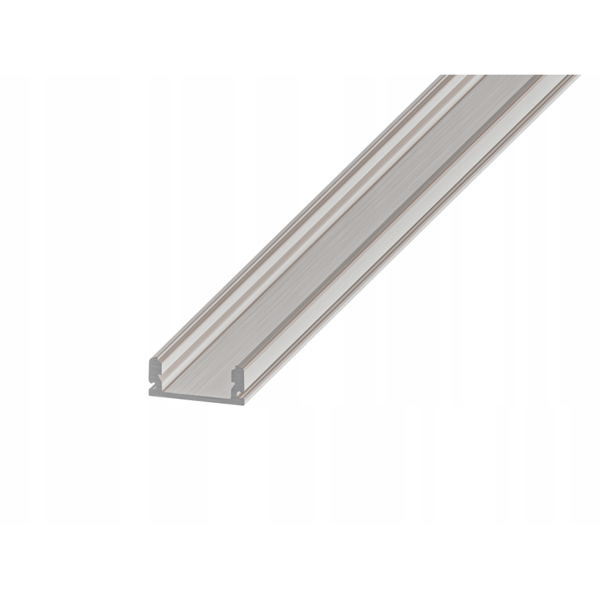Recessed profile for LED strips, 1 m, silver/white