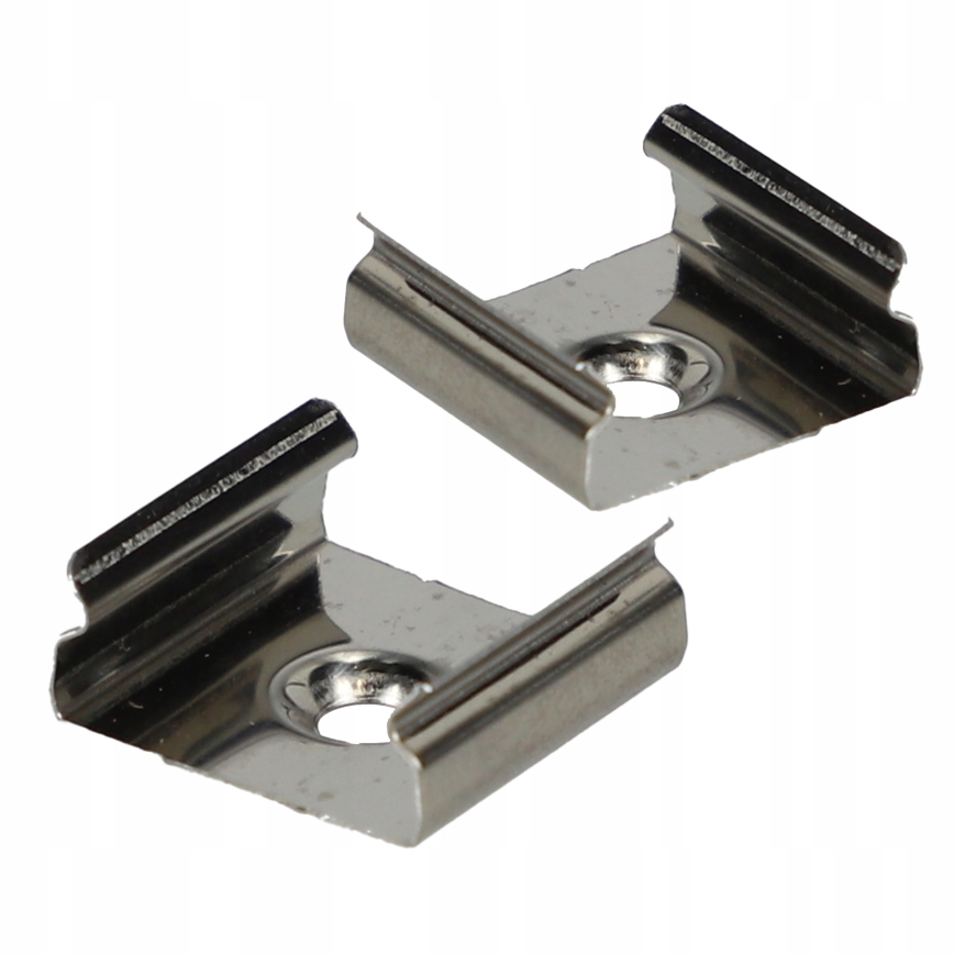 Recessed profile for LED strips, 1 m, silver/white