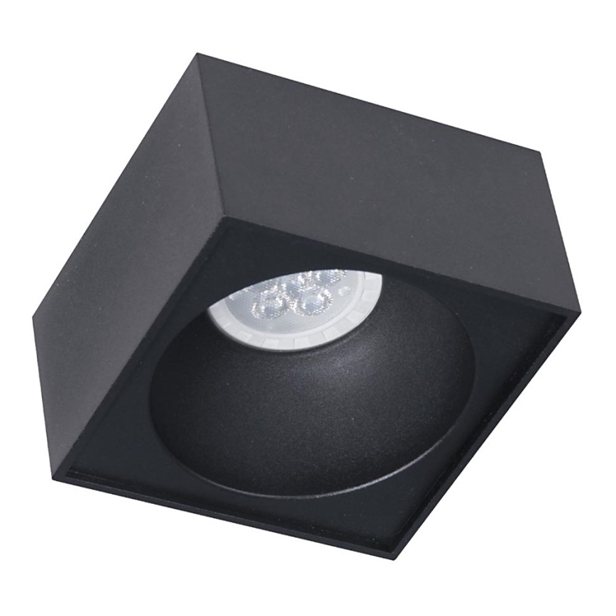 Recessed spotlight BALI 1xGU5,3/MR16/25W/12V square black