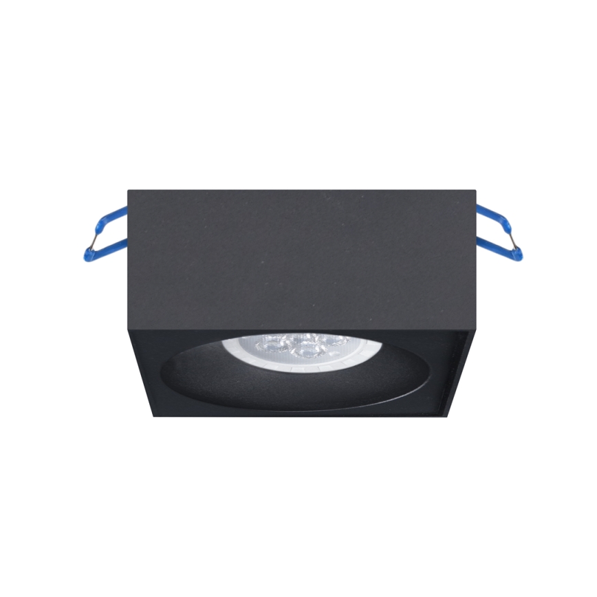 Recessed spotlight BALI 1xGU5,3/MR16/25W/12V square black