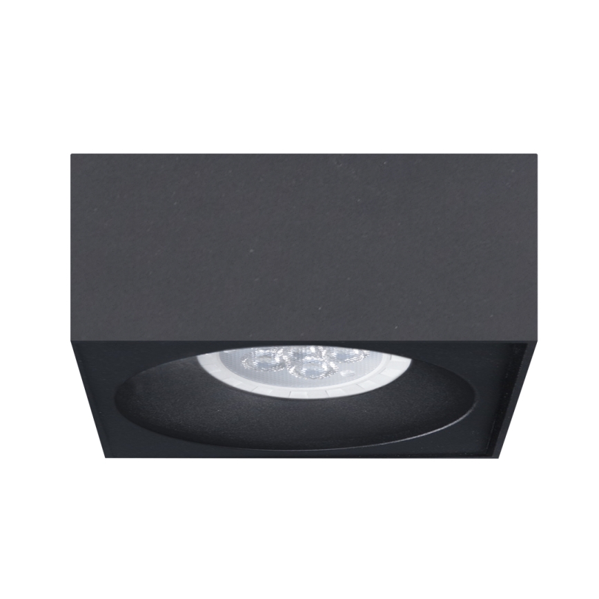 Recessed spotlight BALI 1xGU5,3/MR16/25W/12V square black