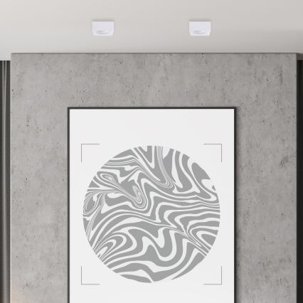 Recessed spotlight BALI 1xGU5,3/MR16/25W/12V square white