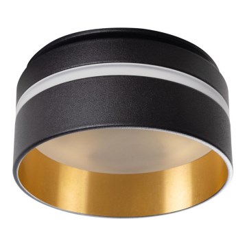 Recessed spotlight GOVIK GU10/10W black/gold