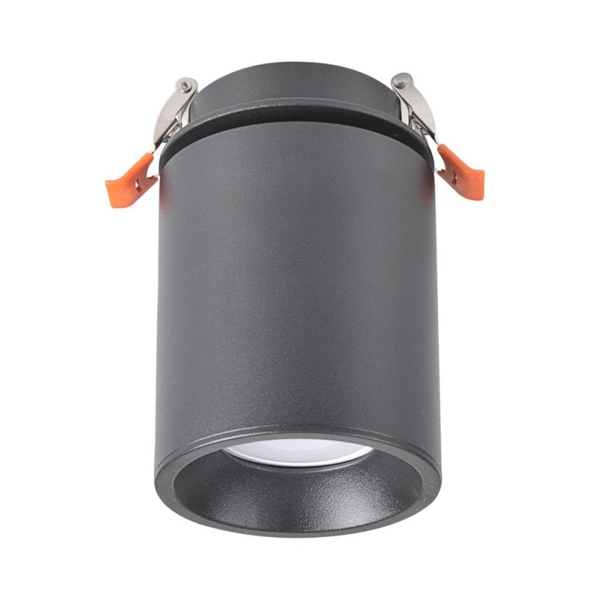 Recessed spotlight HARON 1xGU10/10W/230V black