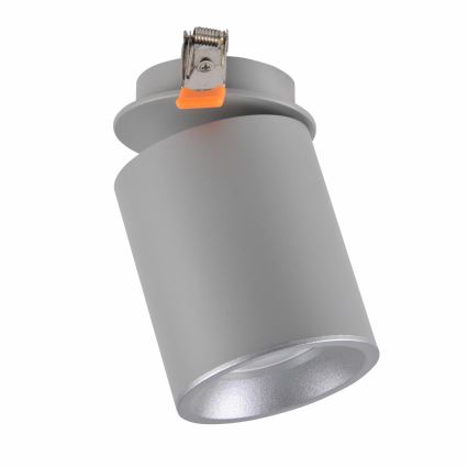 Recessed spotlight HARON 1xGU10/10W/230V grey