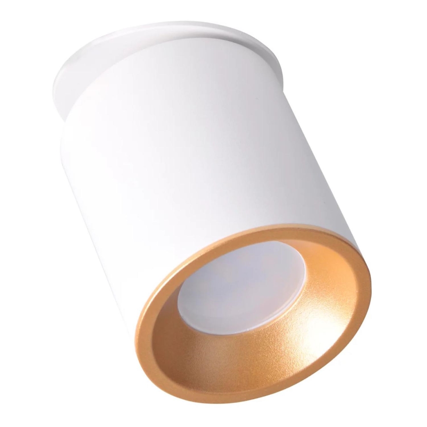 Recessed spotlight HARON 1xGU10/10W/230V white/gold