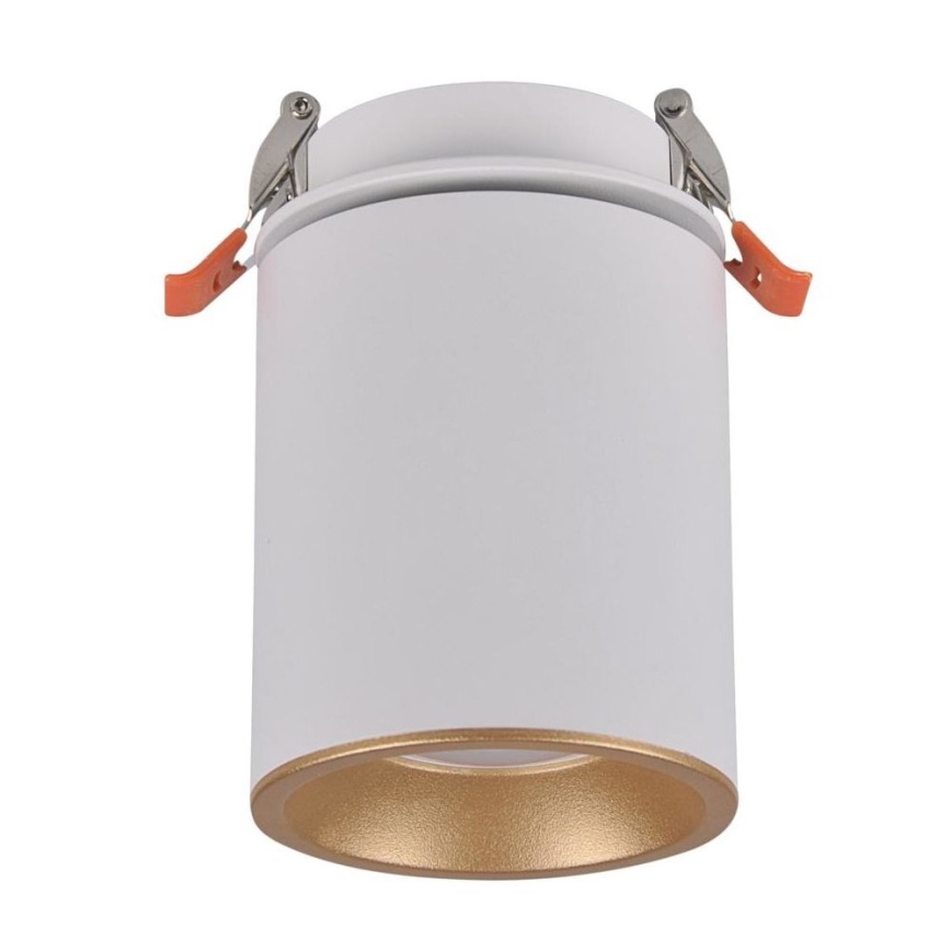 Recessed spotlight HARON 1xGU10/10W/230V white/gold