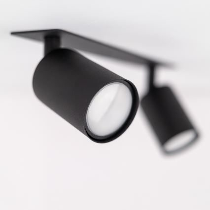 Recessed spotlight NEX 2xGU10/10W/230V black