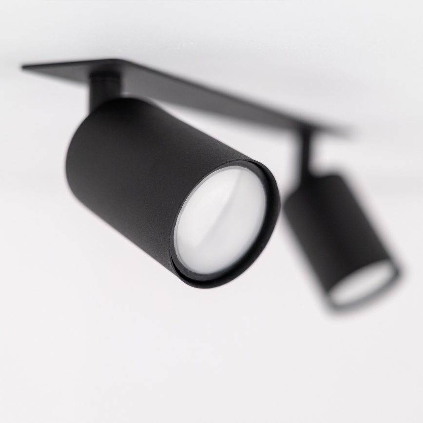 Recessed spotlight NEX 2xGU10/10W/230V black