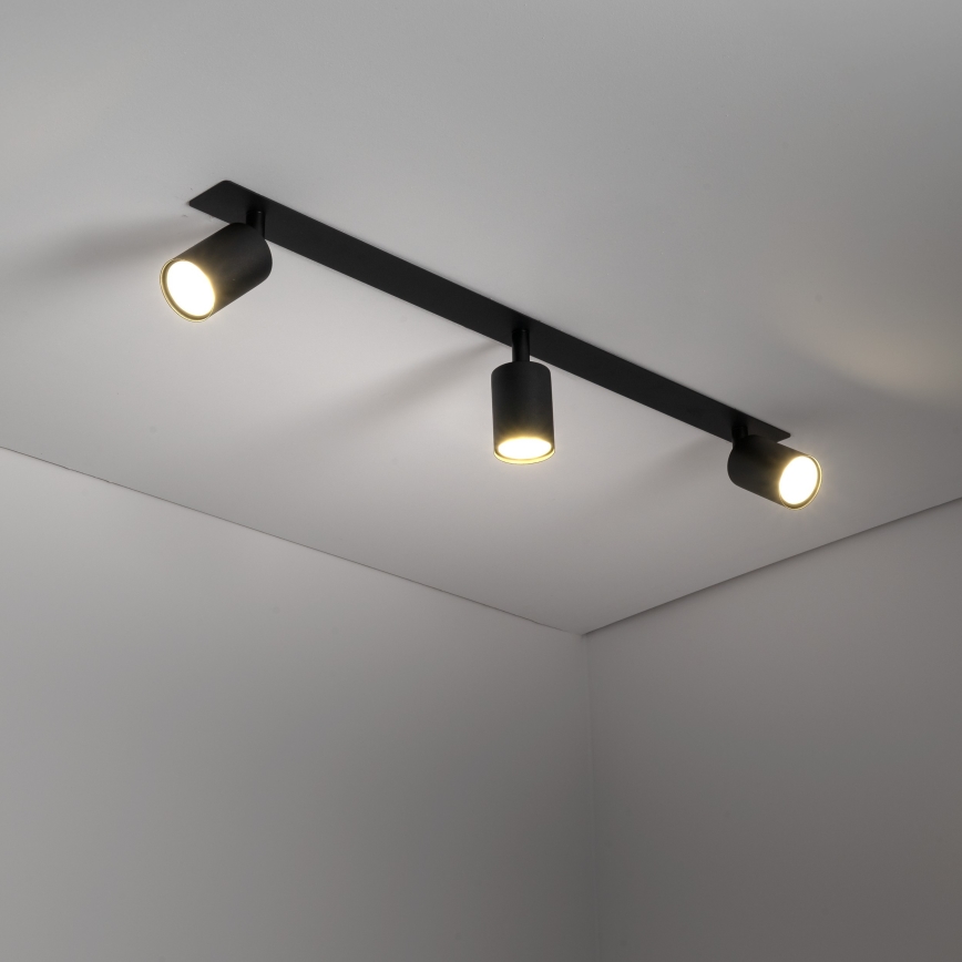 Recessed spotlight NEX 3xGU10/10W/230V black