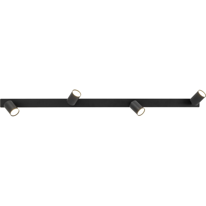 Recessed spotlight NEX 4xGU10/10W/230V black