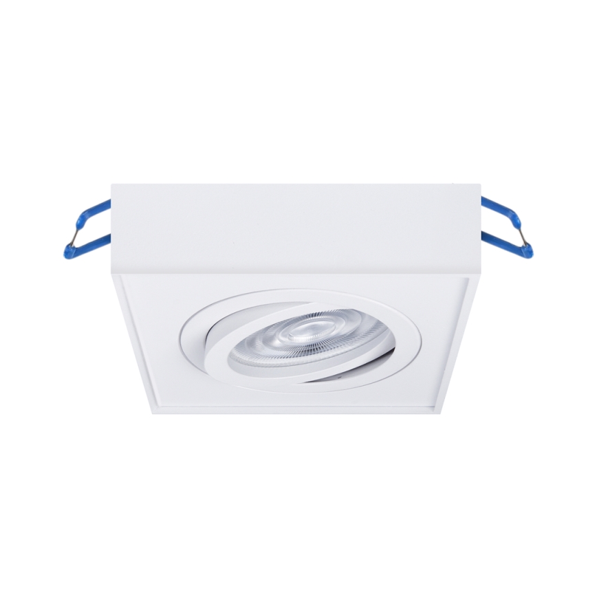 Recessed spotlight NUSA 1xGU5,3/MR16/50W/12V angular white