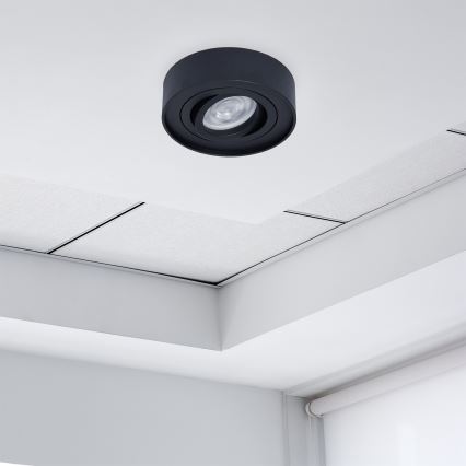 Recessed spotlight NUSA 1xGU5,3/MR16/50W/12V round black