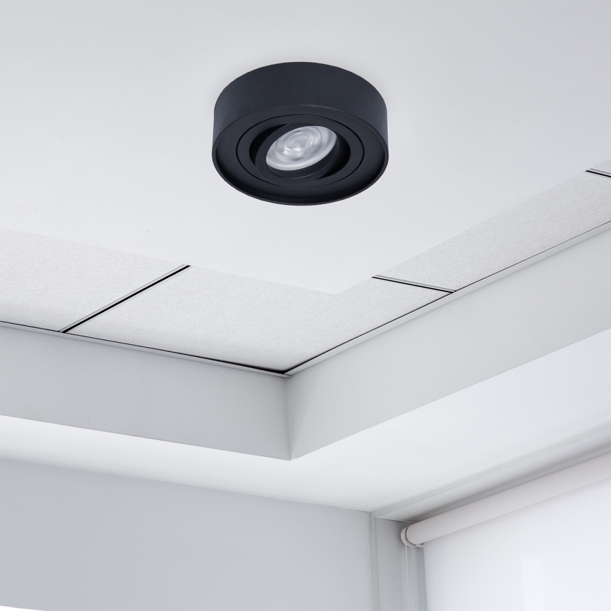 Recessed spotlight NUSA 1xGU5,3/MR16/50W/12V round black
