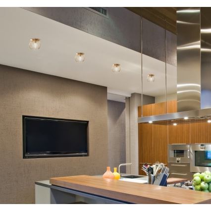 Recessed spotlight SK 93 1xG9/40W/230V gold