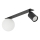 Recessed spotlight VOX 1xG9/8W/230V + 1xGU10/10W black