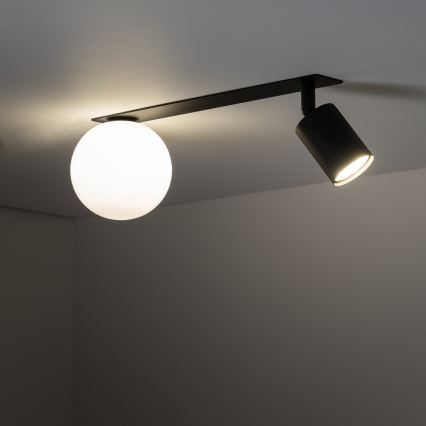 Recessed spotlight VOX 1xG9/8W/230V + 1xGU10/10W black