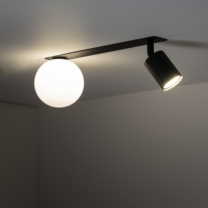 Recessed spotlight VOX 1xG9/8W/230V + 1xGU10/10W black