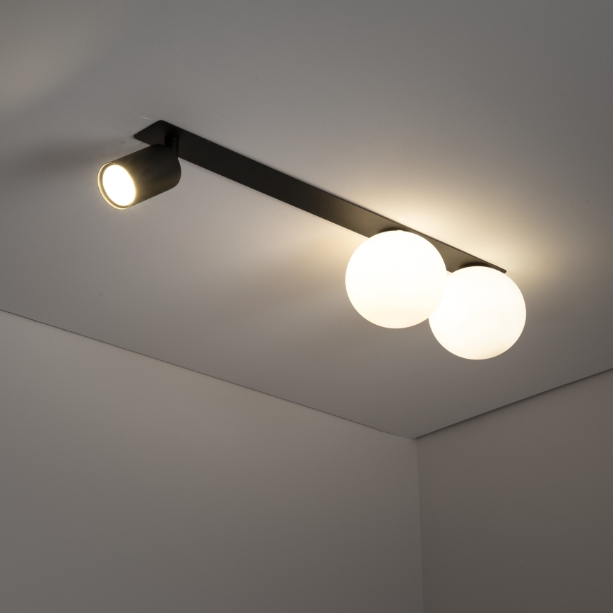 Recessed spotlight VOX 2xG9/8W/230V + 1xGU10/10W black