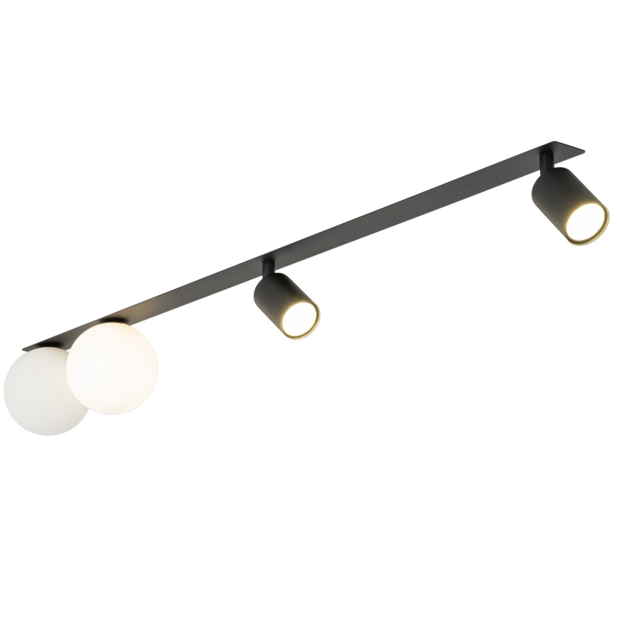 Recessed spotlight VOX 2xG9/8W/230V + 2xGU10/10W black