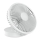 Rechargeable Desk Fan 10W/5V, 2400 mAh — White
